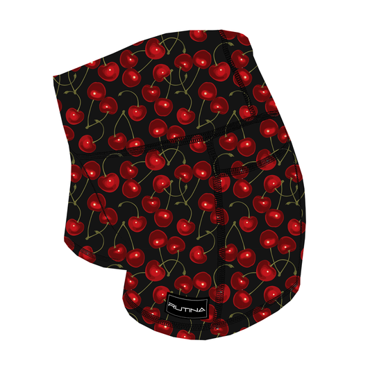 Performance Booty Shorts  - Cherries