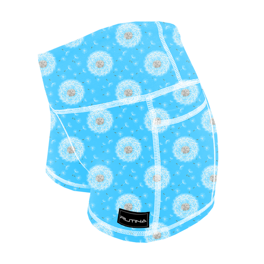 Performance Booty Shorts  - Dandelions