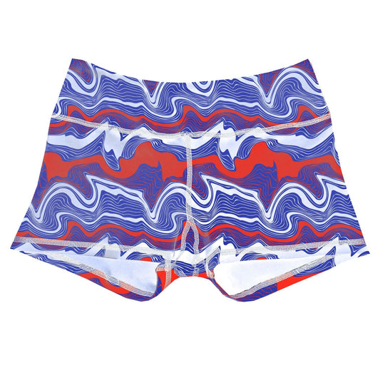 Performance Booty Shorts  - Waves of Freedom