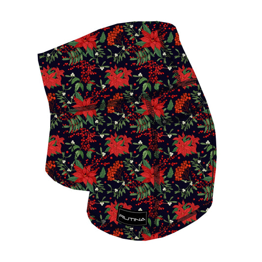 Performance Booty Shorts  - Winter's Bloom
