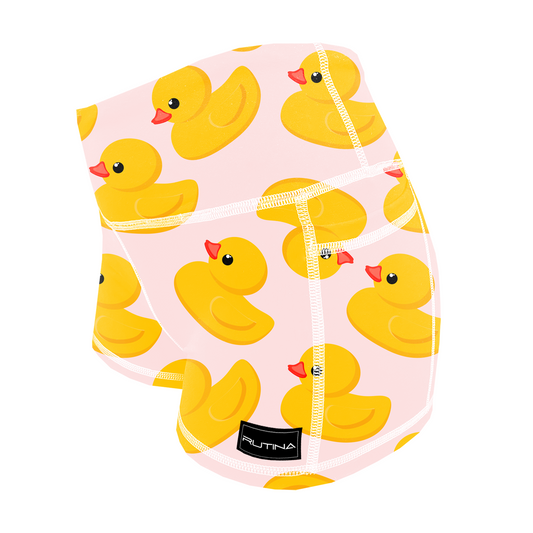 Performance Booty Shorts - Rubber Duckies