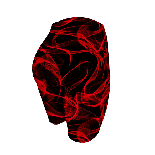 Biker Shorts - Red Smoke