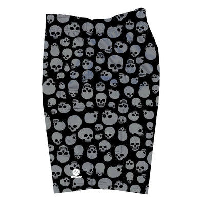 EasyFit Boardshorts - Black & Charcoal Skulls