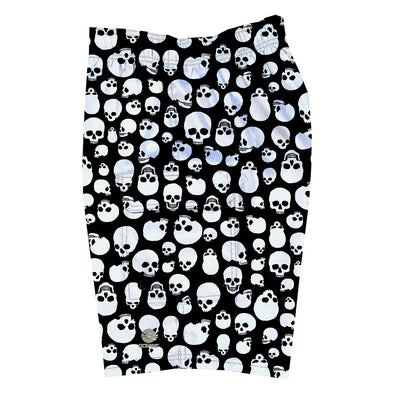 EasyFit Boardshorts - Black & White Skulls