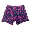 Men's Compression Shorts - Neon Pink Smoke