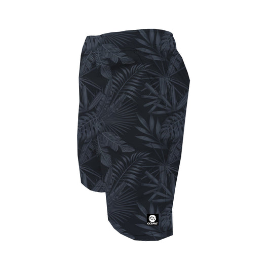Men's Swim Trunks - Monochrome Oasis