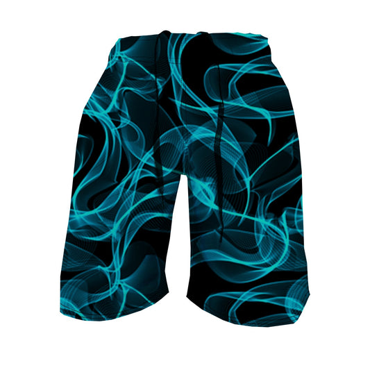 Men's Training Shorts - Aqua Smoke