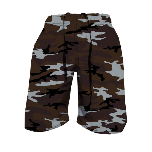 Men's Training Shorts - Brown Camo