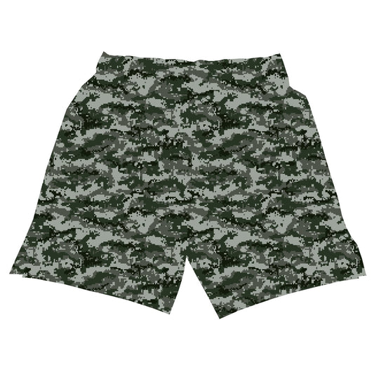 Men's Training Shorts - Olive PIxel Camo