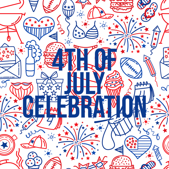 Performance Booty Shorts  - 4th of July Celebration