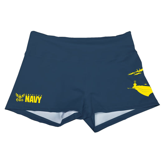 Performance Booty Shorts  - American Navy
