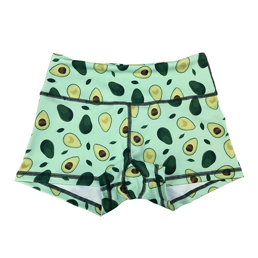 Performance Booty Shorts  - Avocados