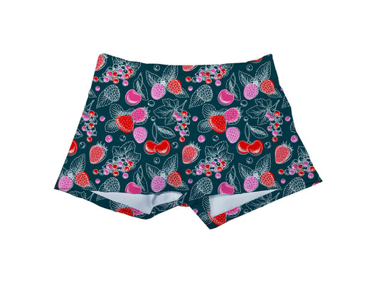 Performance Booty Shorts - Berry Patch