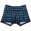 Performance Booty Shorts - Blue Abstract