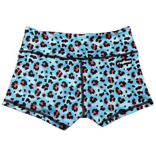 Performance Booty Shorts - Cotton Candy Cheetah