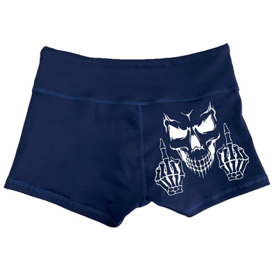 Performance Booty Shorts - F You (Navy)