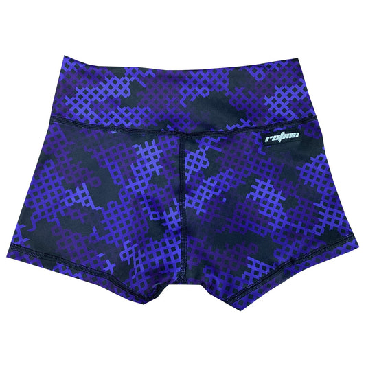 Performance Booty Shorts  - Indigo Camo