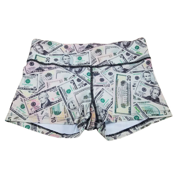 Performance Booty Shorts - Money