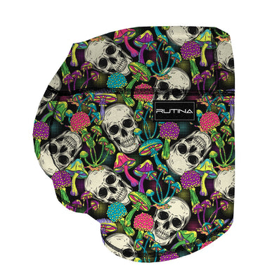 Performance Booty Shorts - Psychedelic Skulls