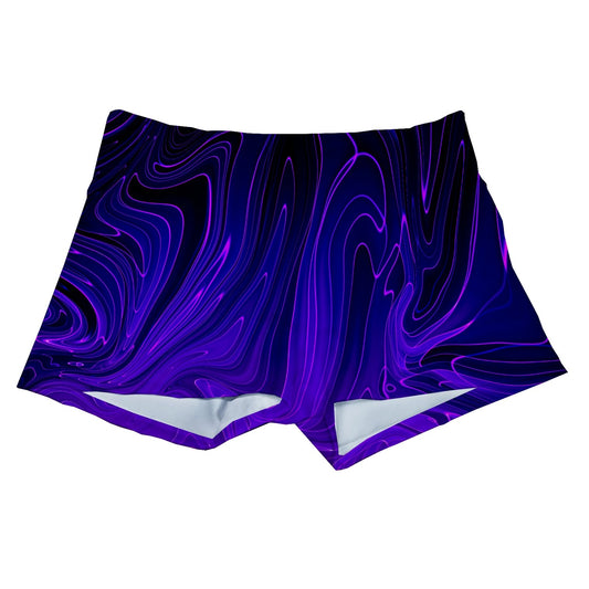 Performance Booty Shorts - Purple Marble