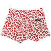Performance Booty Shorts - Red Cheetah