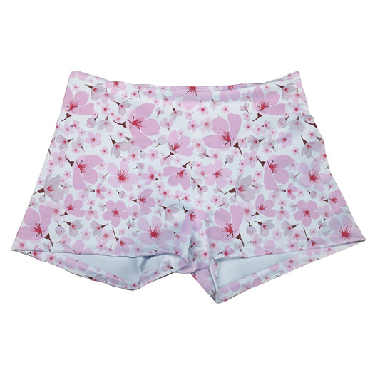 Performance Booty Shorts  - Sakura Bloom