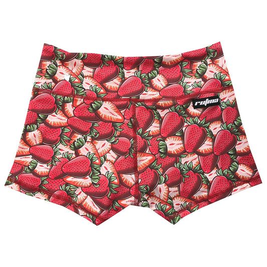 Performance Booty Shorts  - Strawberries
