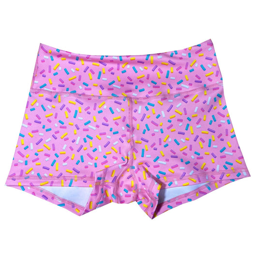 Performance Booty Shorts  - Sweet Sprinkles