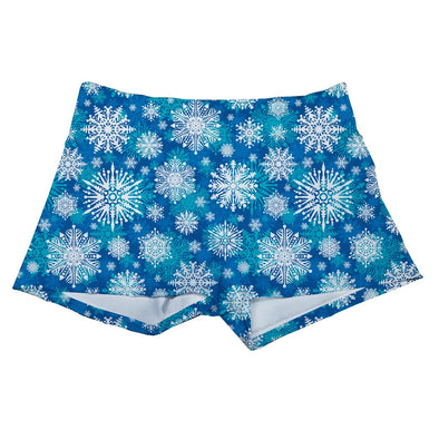 Performance Booty Shorts  - Winter Wonderland