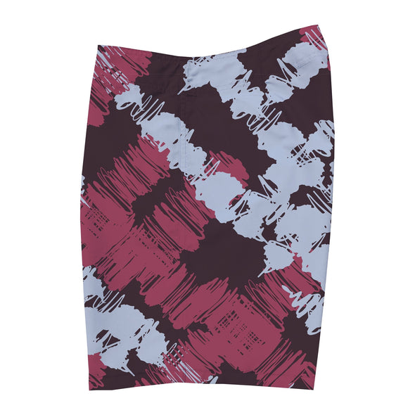 RetroWave Boardshorts - Rose Scribbles