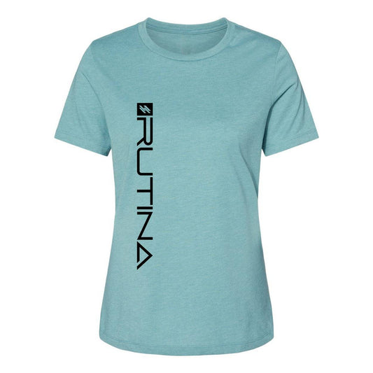 Women's Relaxed Fit T-shirt - Heather Blue Lagoon
